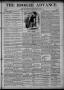 Thumbnail image of item number 1 in: 'The Hooker Advance. (Hooker, Okla.), Vol. 9, No. 29, Ed. 1 Friday, August 23, 1912'.