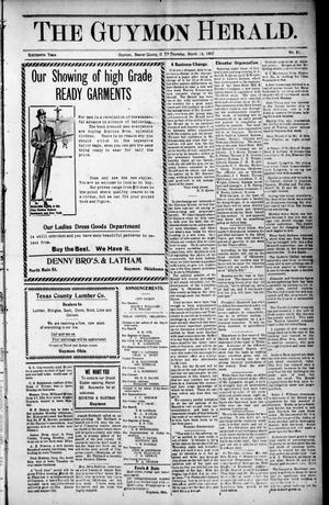 The Guymon Herald. (Guymon, Okla. Terr.), Vol. 16, No. 51, Ed. 1 Thursday, March 14, 1907