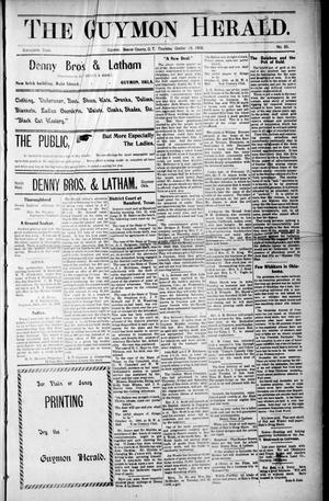 The Guymon Herald. (Guymon, Okla. Terr.), Vol. 16, No. 30, Ed. 1 Thursday, October 18, 1906