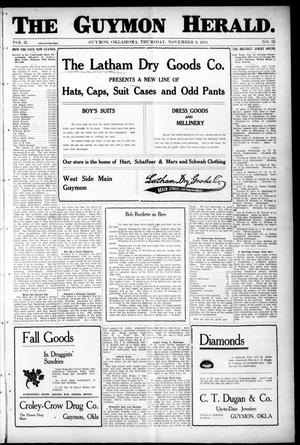 The Guymon Herald. (Guymon, Okla.), Vol. 21, No. 35, Ed. 1 Thursday, November 9, 1911