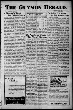The Guymon Herald. (Guymon, Okla.), Vol. 31, No. 27, Ed. 1 Thursday, September 1, 1921