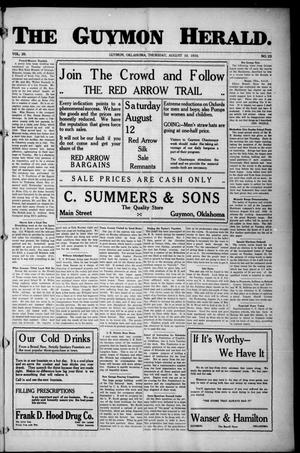 The Guymon Herald. (Guymon, Okla.), Vol. 26, No. 23, Ed. 1 Thursday, August 10, 1916
