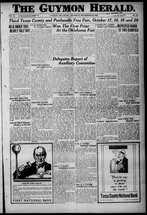 The Guymon Herald. (Guymon, Okla.), Vol. 32, No. 31, Ed. 1 Thursday, September 28, 1922