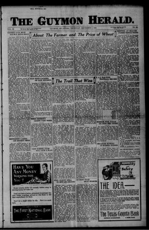 Primary view of object titled 'The Guymon Herald. (Guymon, Okla.), Vol. 30, No. 40, Ed. 1 Thursday, December 2, 1920'.