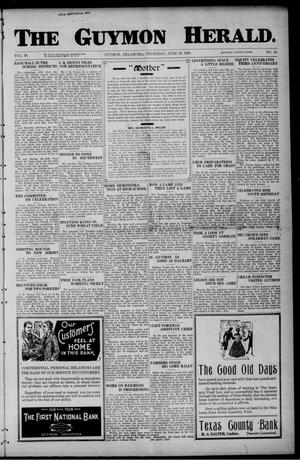 The Guymon Herald. (Guymon, Okla.), Vol. 30, No. 15, Ed. 1 Thursday, June 10, 1920