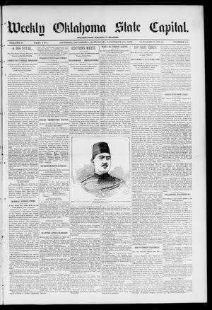 Weekly Oklahoma State Capital. (Guthrie, Okla.), Vol. 9, No. 34, Ed. 2 Saturday, November 20, 1897