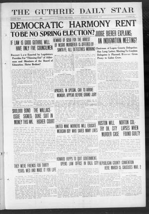 The Guthrie Daily Star (Guthrie, Okla.), Vol. 8, No. 302, Ed. 1 Sunday, February 25, 1912