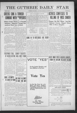 The Guthrie Daily Star (Guthrie, Okla.), Vol. 9, No. 204, Ed. 1 Saturday, November 2, 1912