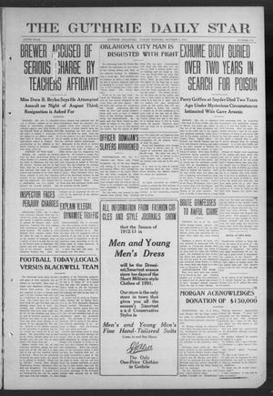 The Guthrie Daily Star (Guthrie, Okla.), Vol. 9, No. 179, Ed. 1 Friday, October 4, 1912