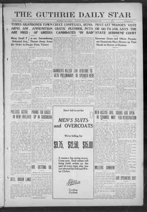 The Guthrie Daily Star (Guthrie, Okla.), Vol. 9, No. 200, Ed. 1 Tuesday, October 29, 1912