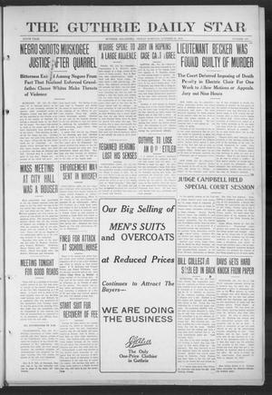 The Guthrie Daily Star (Guthrie, Okla.), Vol. 9, No. 197, Ed. 1 Friday, October 25, 1912