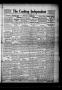 Thumbnail image of item number 1 in: 'The Cushing Independent (Cushing, Okla.), Vol. 14, No. 1, Ed. 1 Friday, January 8, 1915'.