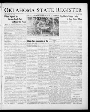 Oklahoma State Register (Guthrie, Okla.), Vol. 27, No. 18, Ed. 1 Thursday, August 30, 1917