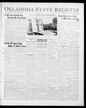 Oklahoma State Register (Guthrie, Okla.), Vol. 27, No. 19, Ed. 1 Thursday, September 13, 1917