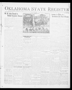Oklahoma State Register (Guthrie, Okla.), Vol. 27, No. 38, Ed. 1 Thursday, January 31, 1918