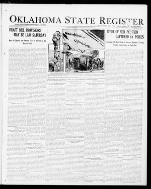 Oklahoma State Register (Guthrie, Okla.), Vol. 28, No. 18, Ed. 1 Thursday, August 22, 1918