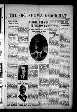 The Oklahoma Democrat (Altus, Okla.), Vol. 7, No. 22, Ed. 1 Thursday, July 30, 1914