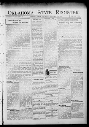 Oklahoma State Register. (Guthrie, Okla.), Vol. 13, No. 52, Ed. 1 Thursday, December 29, 1904