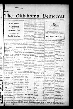 Primary view of object titled 'The Oklahoma Democrat (Altus, Okla.), Vol. 9, No. 5, Ed. 1 Thursday, April 13, 1916'.