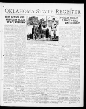 Oklahoma State Register (Guthrie, Okla.), Vol. 28, No. 27, Ed. 1 Thursday, October 24, 1918