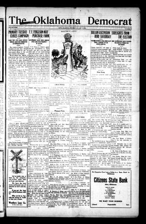 The Oklahoma Democrat (Altus, Okla.), Vol. 9, No. 21, Ed. 1 Thursday, August 3, 1916