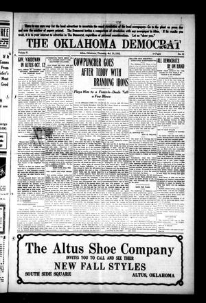 The Oklahoma Democrat (Altus, Okla.), Vol. 5, No. 31, Ed. 1 Thursday, October 10, 1912