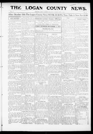 The Logan County News. (Crescent, Okla.), Vol. 13, No. 46, Ed. 1 Friday, September 22, 1916