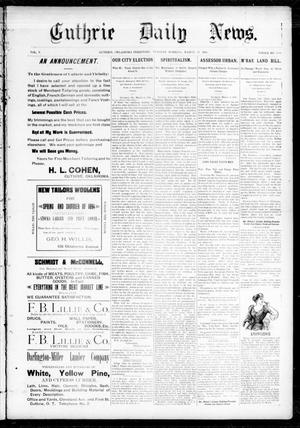 Guthrie Daily News. (Guthrie, Okla. Terr.), Vol. 5, No. 1430, Ed. 1 Tuesday, March 13, 1894