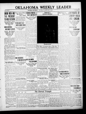 Oklahoma Weekly Leader (Guthrie, Okla.), Vol. 29, No. 51, Ed. 1 Thursday, February 12, 1920