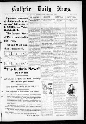 Guthrie Daily News. (Guthrie, Okla. Terr.), Vol. 5, No. 1471, Ed. 1 Sunday, April 29, 1894