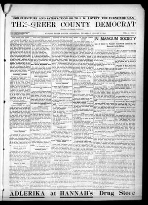 The Greer County Democrat (Mangum, Okla.), Vol. 24, No. 50, Ed. 1 Thursday, August 27, 1914