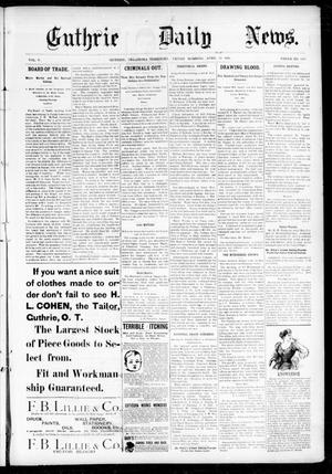 Guthrie Daily News. (Guthrie, Okla. Terr.), Vol. 5, No. 1463, Ed. 1 Friday, April 20, 1894