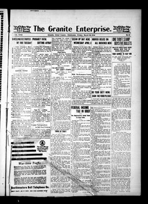 The Granite Enterprise. (Granite, Okla.), Vol. 18, No. 46, Ed. 1 Friday, March 22, 1918