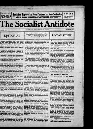 The Socialist Antidote (Granite, Okla.), Vol. 1, No. 4, Ed. 1 Tuesday, February 15, 1916