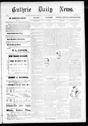 Guthrie Daily News. (Guthrie, Okla. Terr.), Vol. 5, No. 1428, Ed. 1 Saturday, March 10, 1894