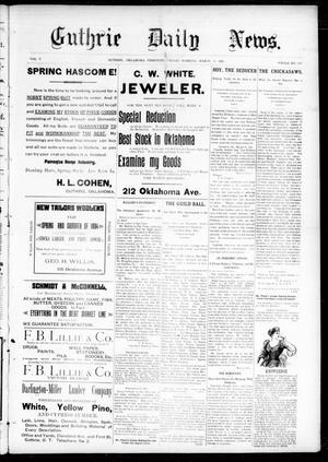 Guthrie Daily News. (Guthrie, Okla. Terr.), Vol. 5, No. 1445, Ed. 1 Friday, March 30, 1894