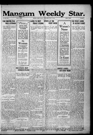 Mangum Weekly Star. (Mangum, Okla.), Vol. 26, No. 4, Ed. 1 Thursday, July 17, 1913
