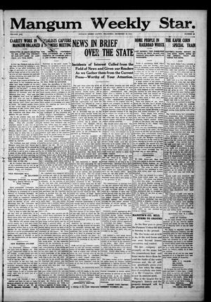 Mangum Weekly Star. (Mangum, Okla.), Vol. 25, No. 26, Ed. 1 Thursday, December 19, 1912