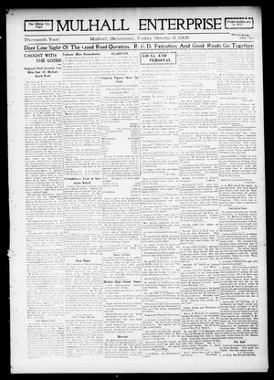 Mulhall Enterprise (Mulhall, Okla.), Vol. 13, No. 40, Ed. 1 Friday, October 6, 1905