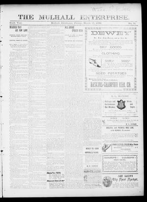 The Mulhall Enterprise. (Mulhall, Okla.), Vol. 6, No. 11, Ed. 1 Friday, March 17, 1899
