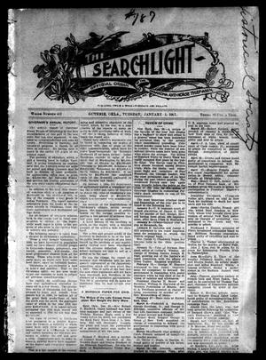 Primary view of object titled 'The Searchlight (Guthrie, Okla.), No. 452, Ed. 1 Tuesday, January 1, 1907'.