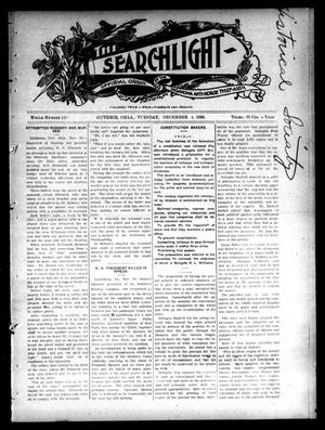 Primary view of object titled 'The Searchlight (Guthrie, Okla.), No. 445, Ed. 1 Tuesday, December 4, 1906'.