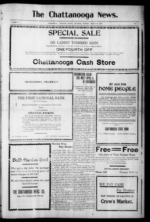 The Chattanooga News. (Chattanooga, Okla.), Vol. 16, No. 5, Ed. 1 Thursday, March 31, 1921