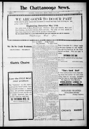 The Chattanooga News. (Chattanooga, Okla.), Vol. 14, Ed. 1 Thursday, June 10, 1920