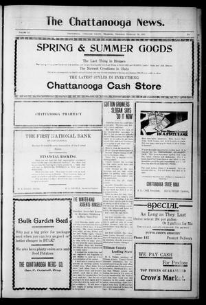 The Chattanooga News. (Chattanooga, Okla.), Vol. 14, Ed. 1 Thursday, February 24, 1921