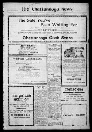 The Chattanooga News. (Chattanooga, Okla.), Vol. 14, Ed. 1 Thursday, January 6, 1921