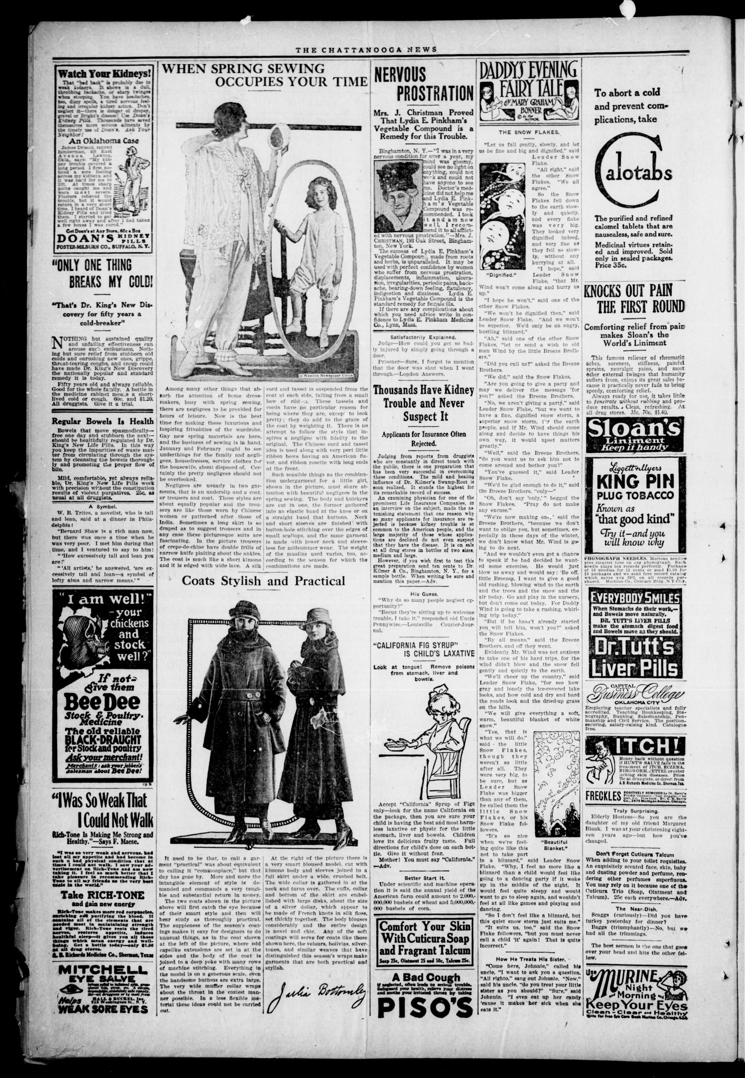 The Chattanooga News. (Chattanooga, Okla.), Vol. 14, Ed. 1 Thursday, January 15, 1920
                                                
                                                    [Sequence #]: 2 of 4
                                                