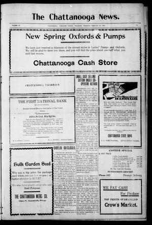 The Chattanooga News. (Chattanooga, Okla.), Vol. 14, Ed. 1 Thursday, February 17, 1921