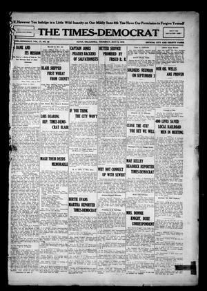 Primary view of object titled 'The Times-Democrat (Altus, Okla.), Vol. 17, No. 26, Ed. 1 Thursday, July 3, 1919'.