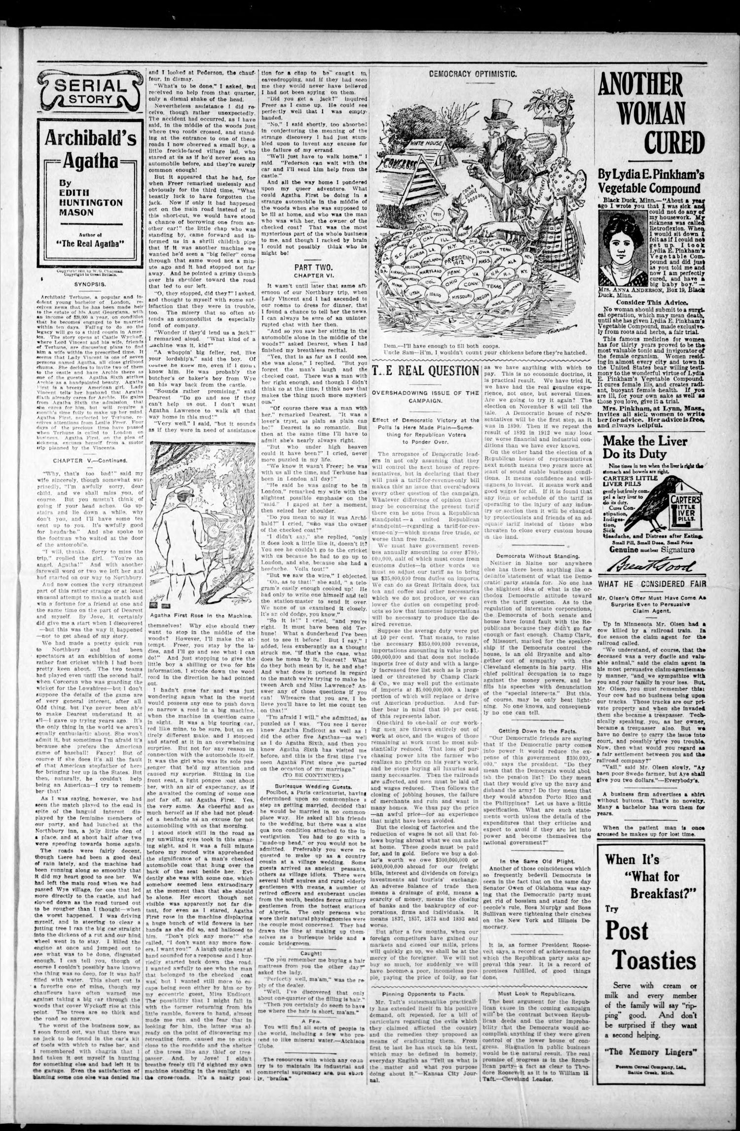 The Foraker Tribune. (Foraker, Okla.), Vol. 5, No. 28, Ed. 1 Friday, October 28, 1910
                                                
                                                    [Sequence #]: 3 of 8
                                                